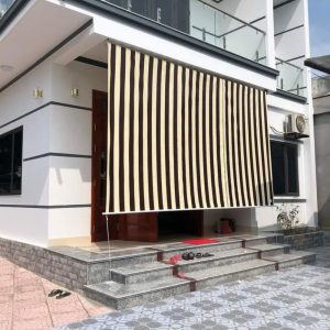 Mái Bạt Cuốn Theo Kích Thước Công Trình