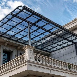 Mái Che Poly Rỗng Ruột Cho Sân Thượng