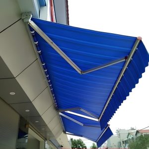 Mái Hiên Di Động Khung Kim Loại Chắc Chắn